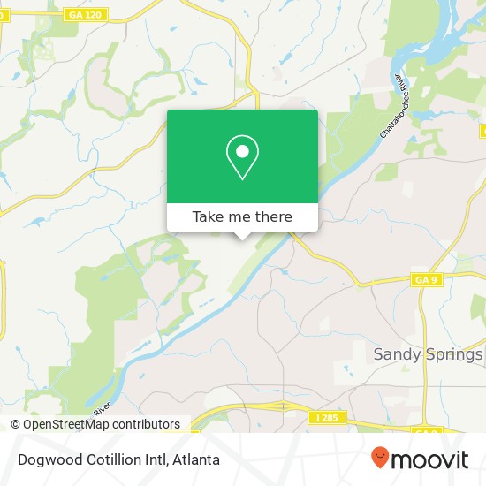 Dogwood Cotillion Intl map