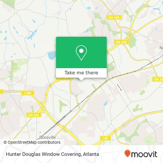 Hunter Douglas Window Covering map