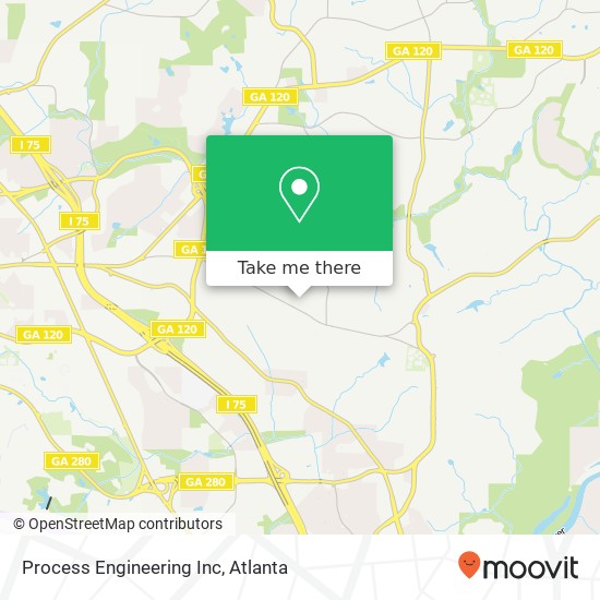 Mapa de Process Engineering Inc