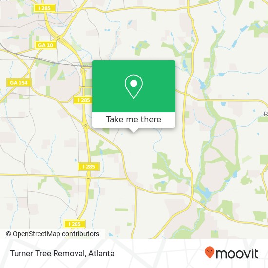 Turner Tree Removal map