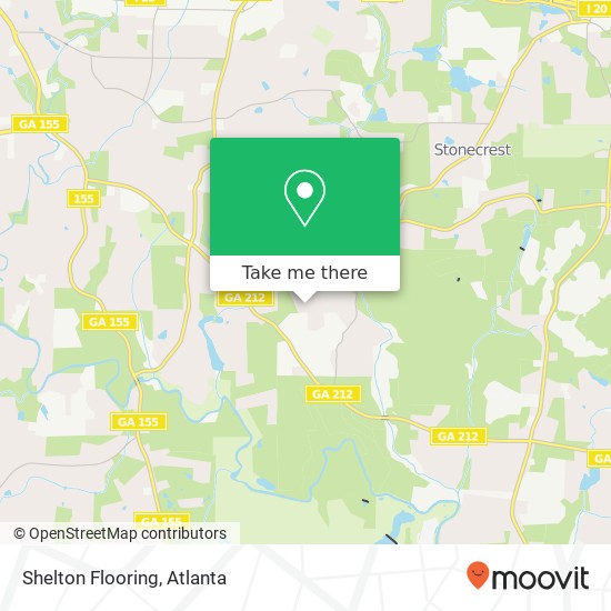 Mapa de Shelton Flooring