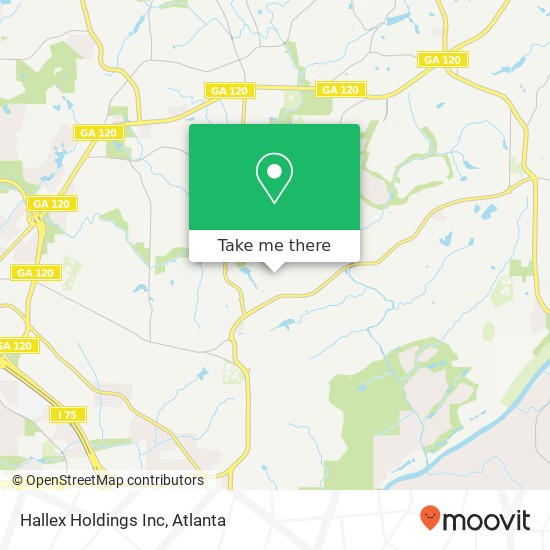 Hallex Holdings Inc map