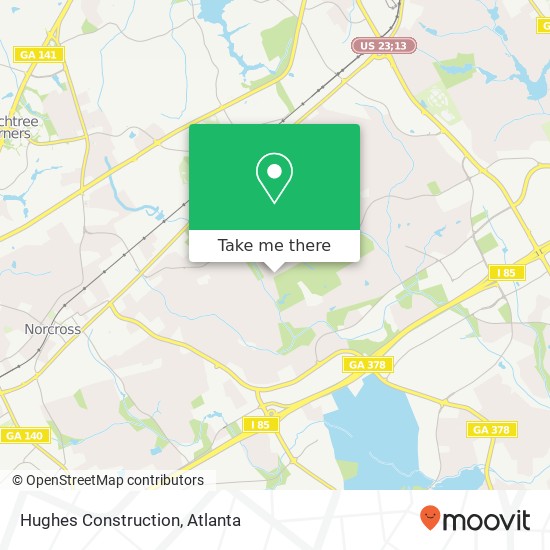 Mapa de Hughes Construction