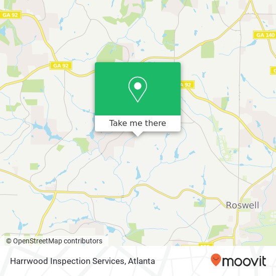 Mapa de Harrwood Inspection Services