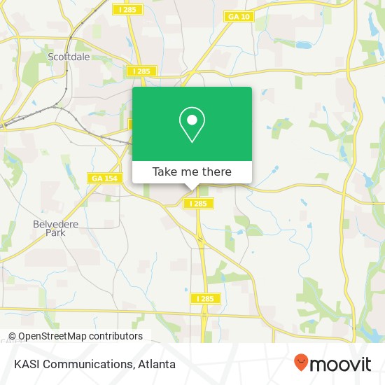 KASI Communications map