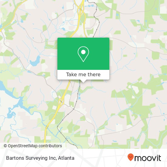 Bartons Surveying Inc map