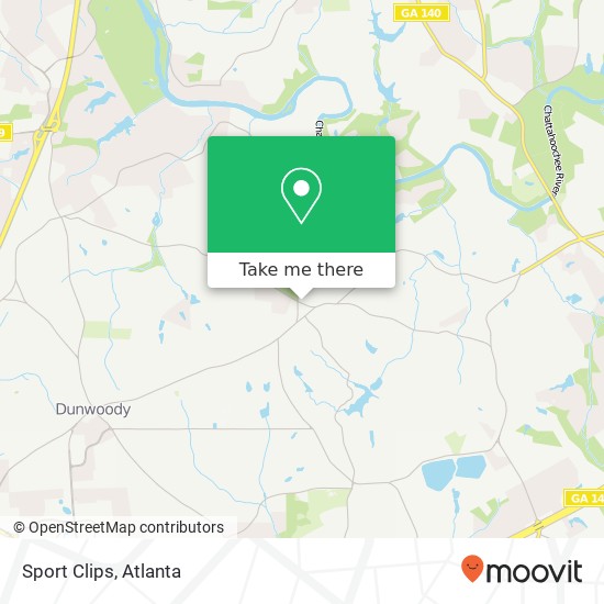 Sport Clips map