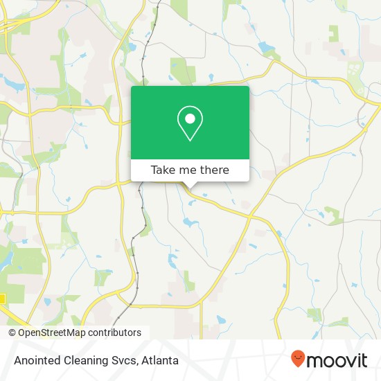 Mapa de Anointed Cleaning Svcs