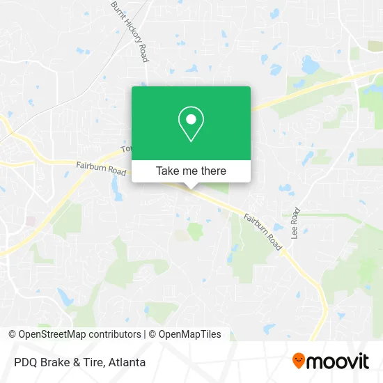 PDQ Brake & Tire map