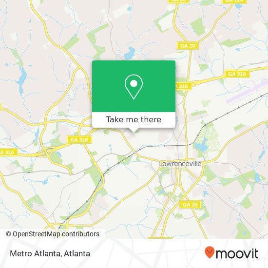 Mapa de Metro Atlanta