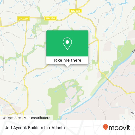 Mapa de Jeff Aycock Builders Inc