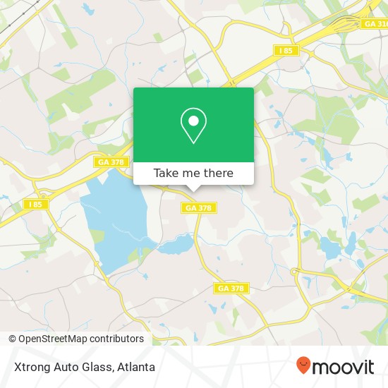 Xtrong Auto Glass map