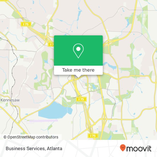 Business Services map