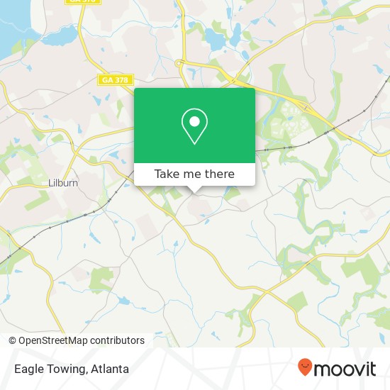 Eagle Towing map