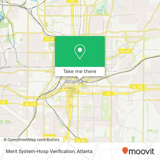 Merit System-Hosp Verification map