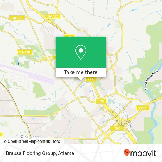 Brausa Flooring Group map