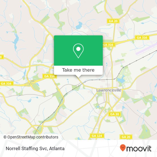 Norrell Staffing Svc map