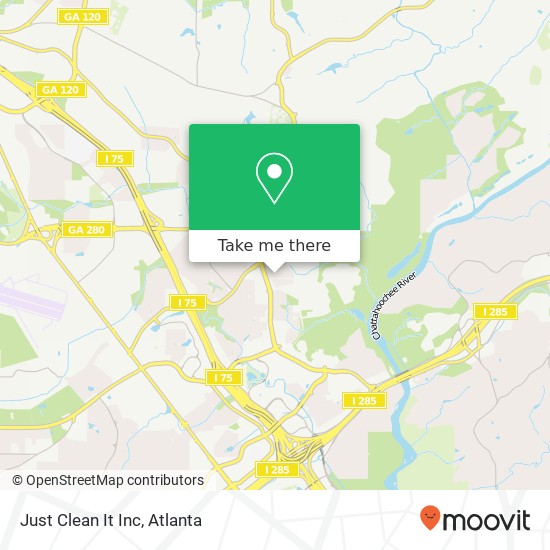 Mapa de Just Clean It Inc