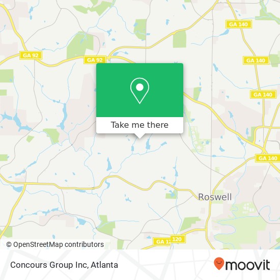 Concours Group Inc map