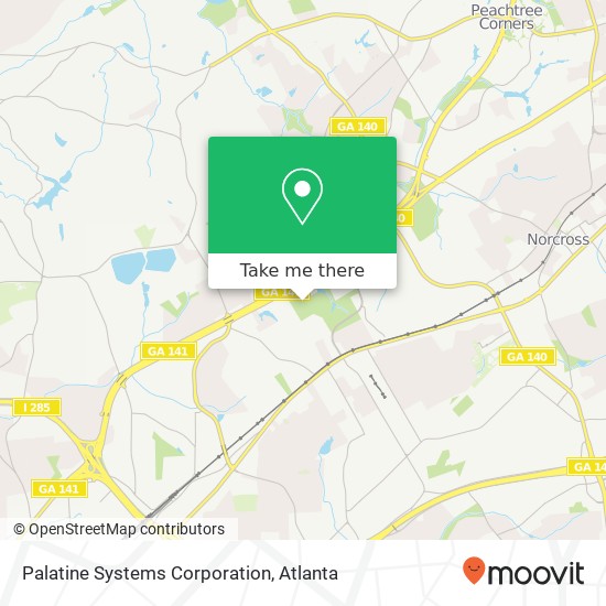 Palatine Systems Corporation map