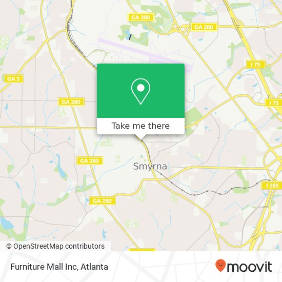 Furniture Mall Inc map