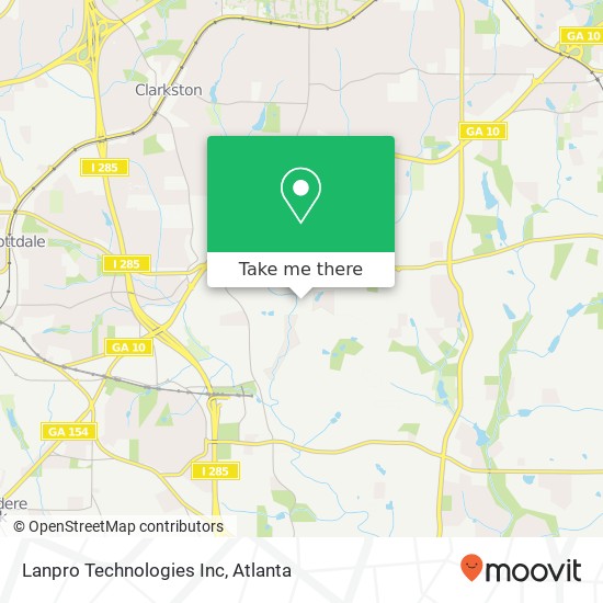 Lanpro Technologies Inc map