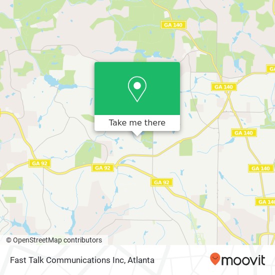 Fast Talk Communications Inc map