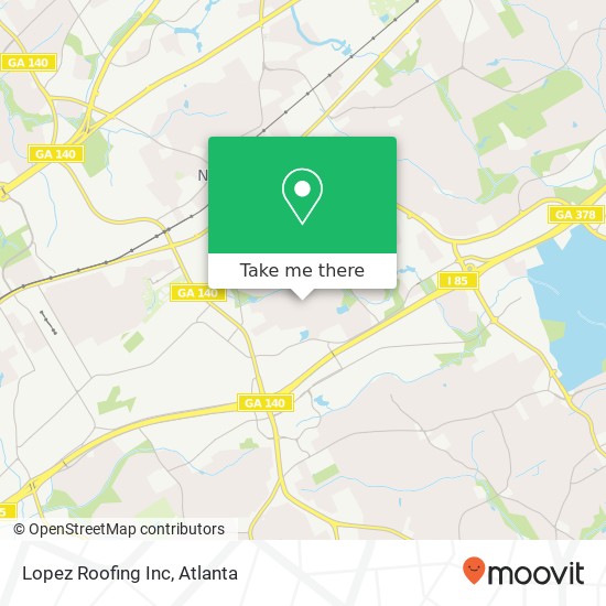 Lopez Roofing Inc map