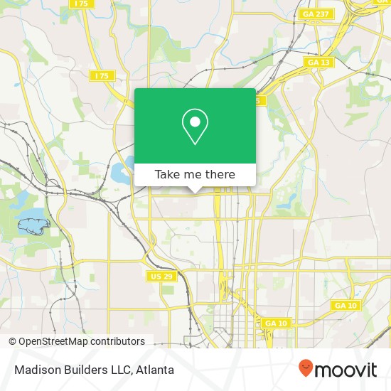 Madison Builders LLC map