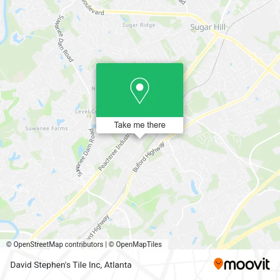David Stephen's Tile Inc map