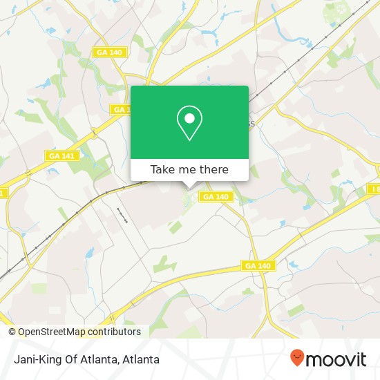 Mapa de Jani-King Of Atlanta