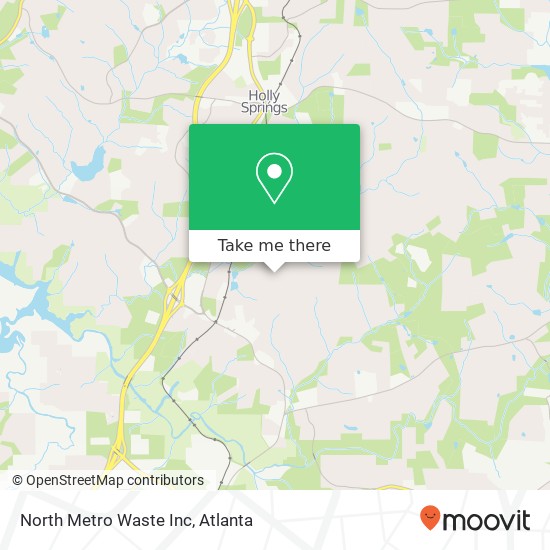 North Metro Waste Inc map