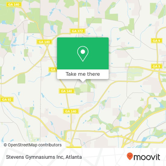 Mapa de Stevens Gymnasiums Inc