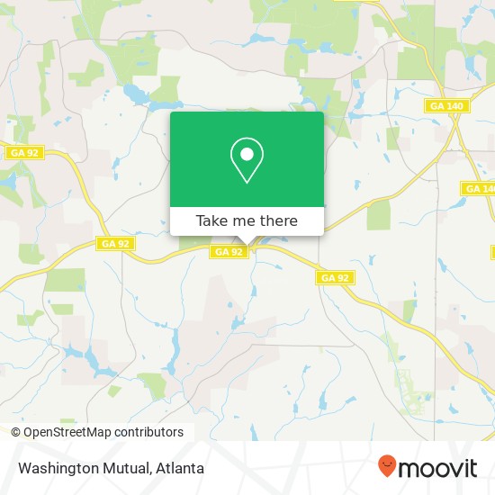 Washington Mutual map