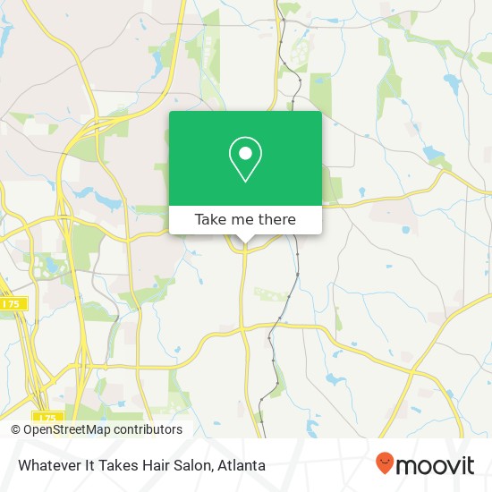 Whatever It Takes Hair Salon map