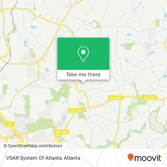 Mapa de VSAR System Of Atlanta