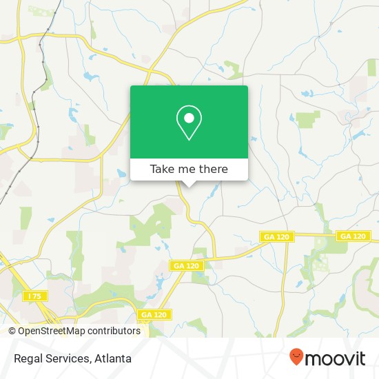 Regal Services map