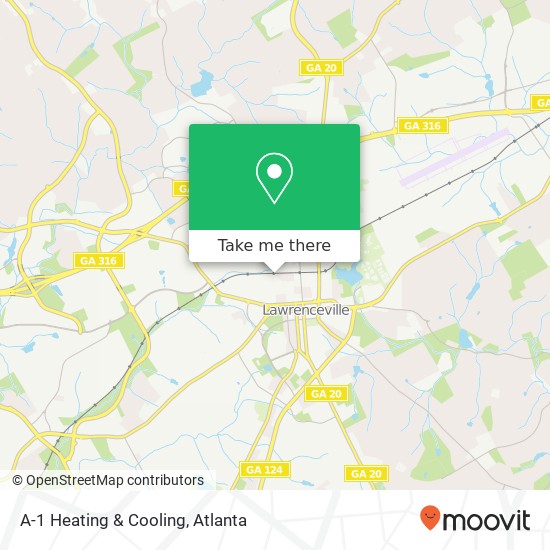 A-1 Heating & Cooling map