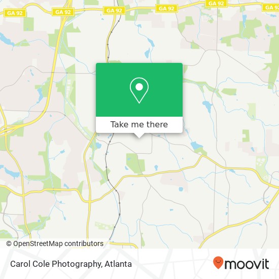 Carol Cole Photography map