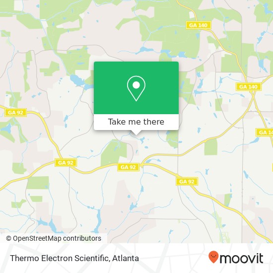 Thermo Electron Scientific map