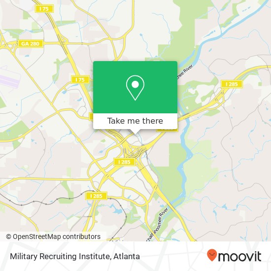 Military Recruiting Institute map
