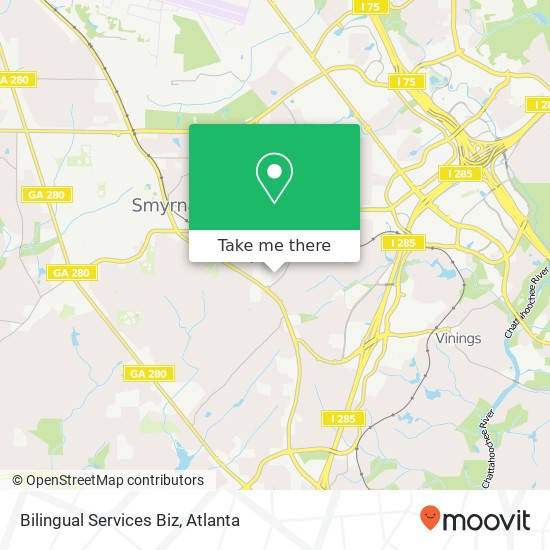 Bilingual Services Biz map