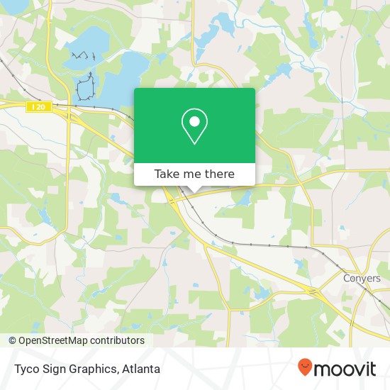 Mapa de Tyco Sign Graphics