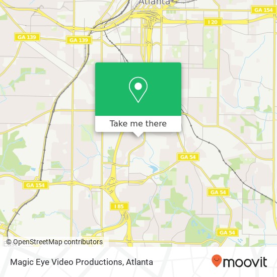 Magic Eye Video Productions map