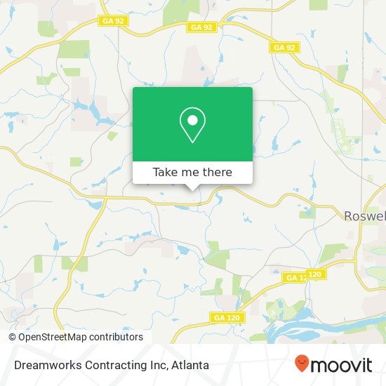 Mapa de Dreamworks Contracting Inc