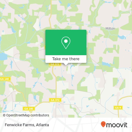 Mapa de Fenwicke Farms