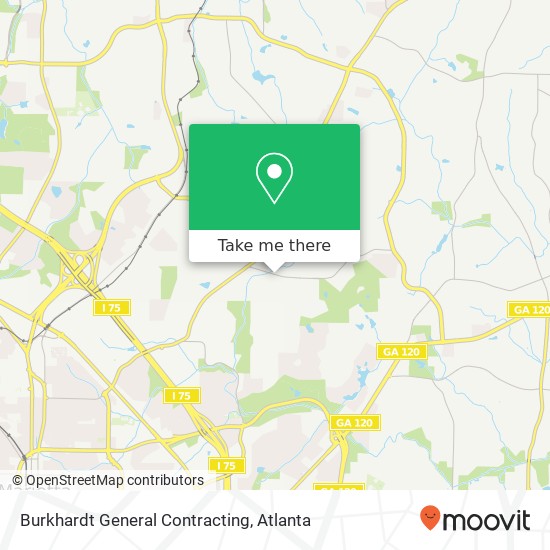 Mapa de Burkhardt General Contracting