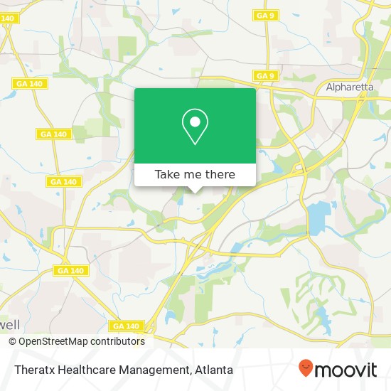 Theratx Healthcare Management map