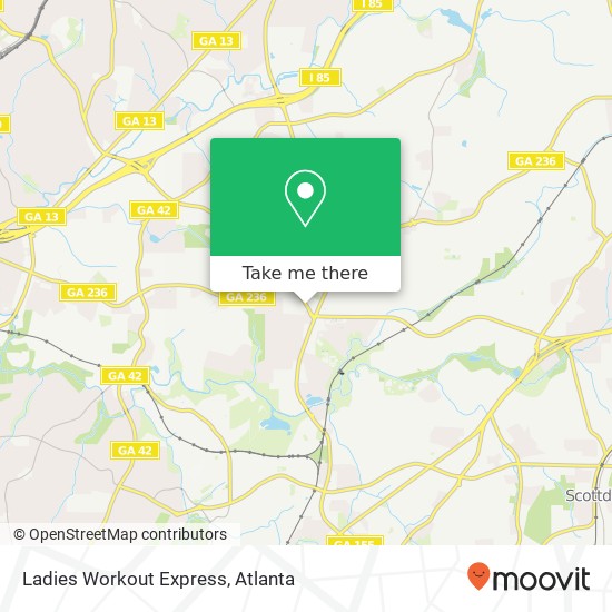 Mapa de Ladies Workout Express