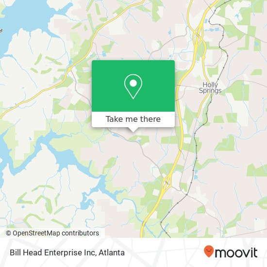 Bill Head Enterprise Inc map